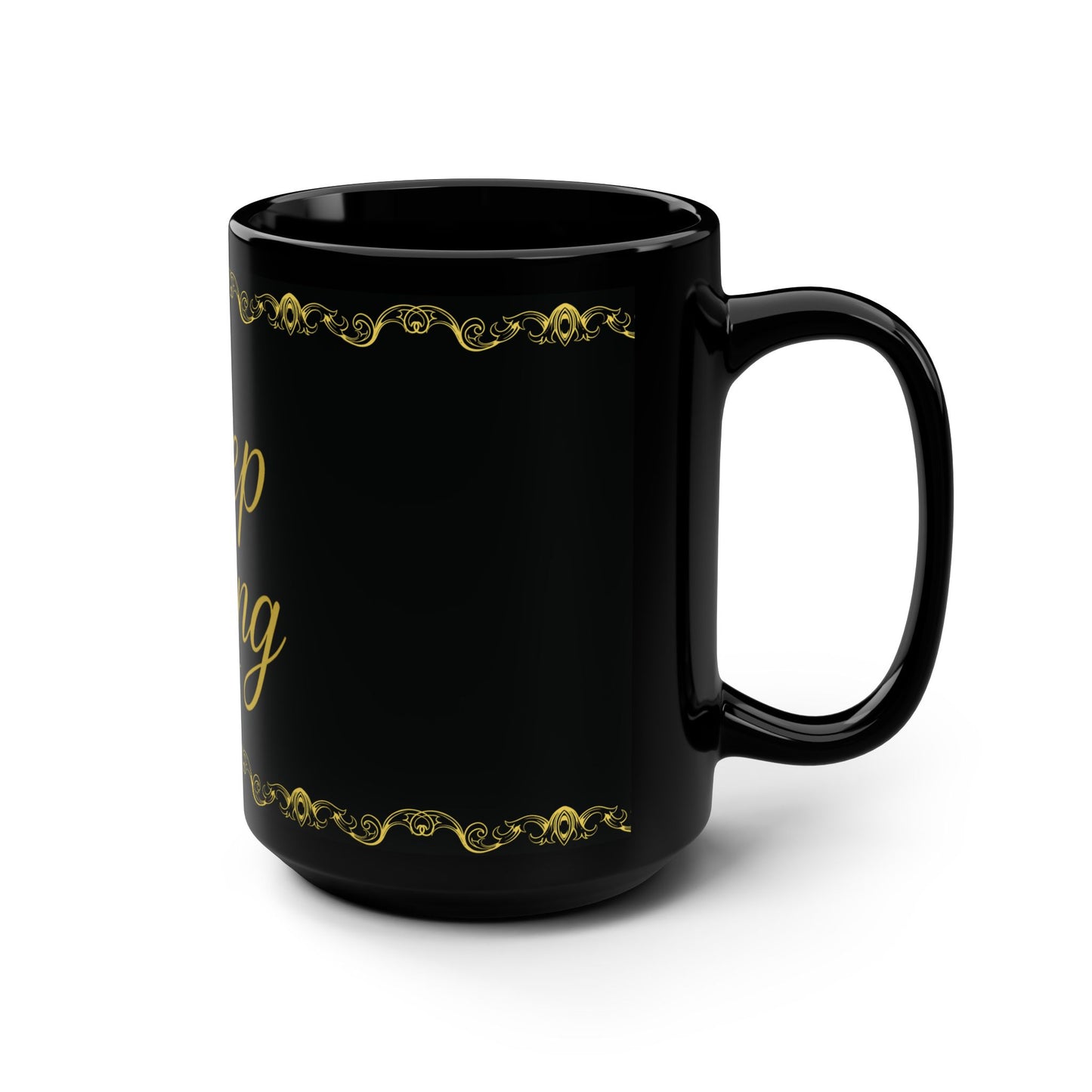 Rise & Inspire: Matte Black Mug