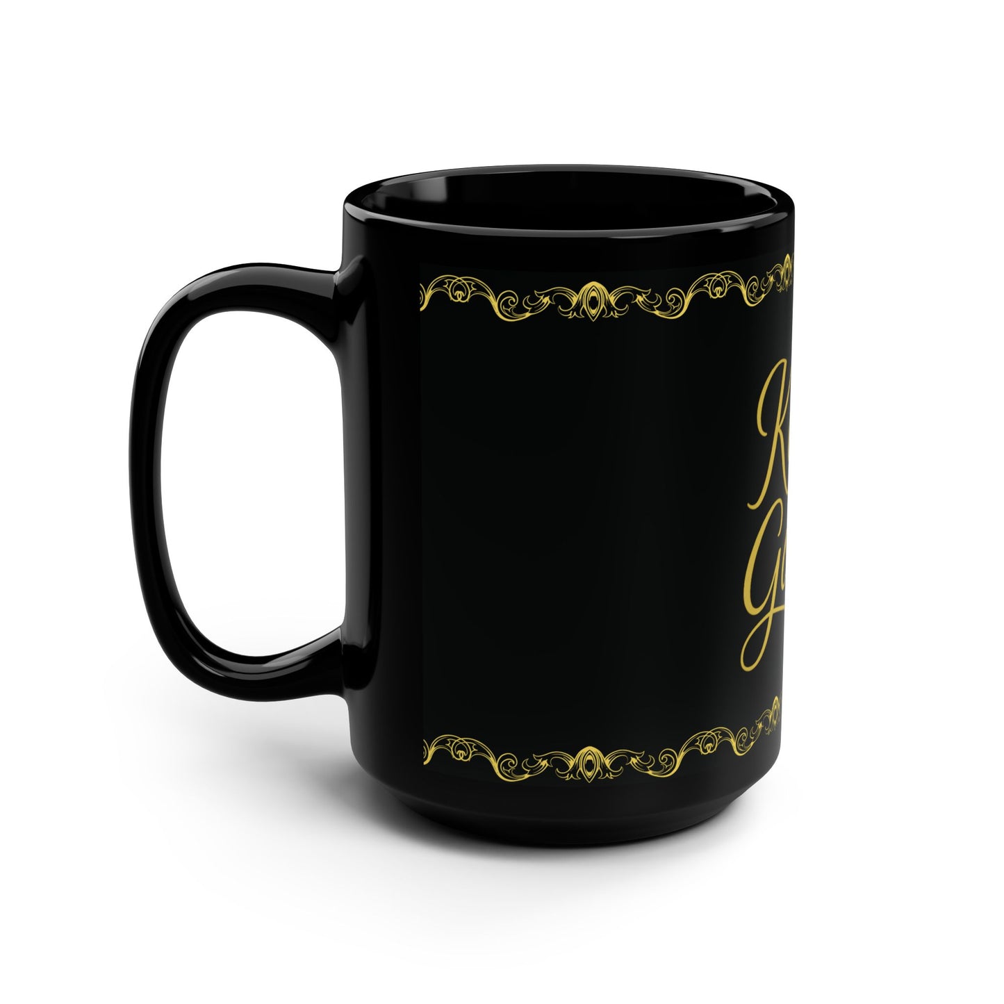 Rise & Inspire: Matte Black Mug