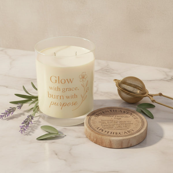 Glow with Grace Scented Candle - Elegant Home Fragrance