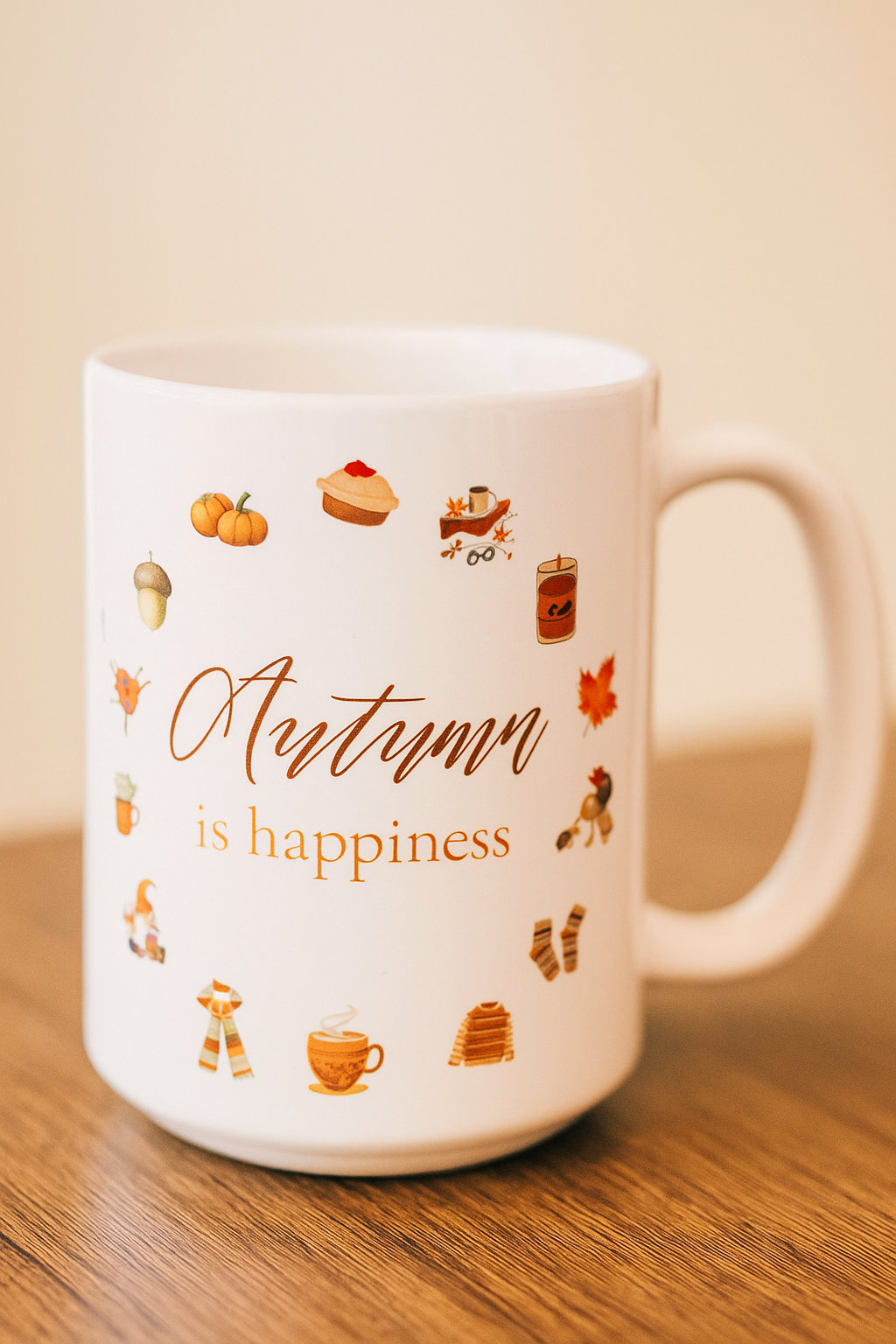 Cozy Autumn Bliss Ceramic Mug